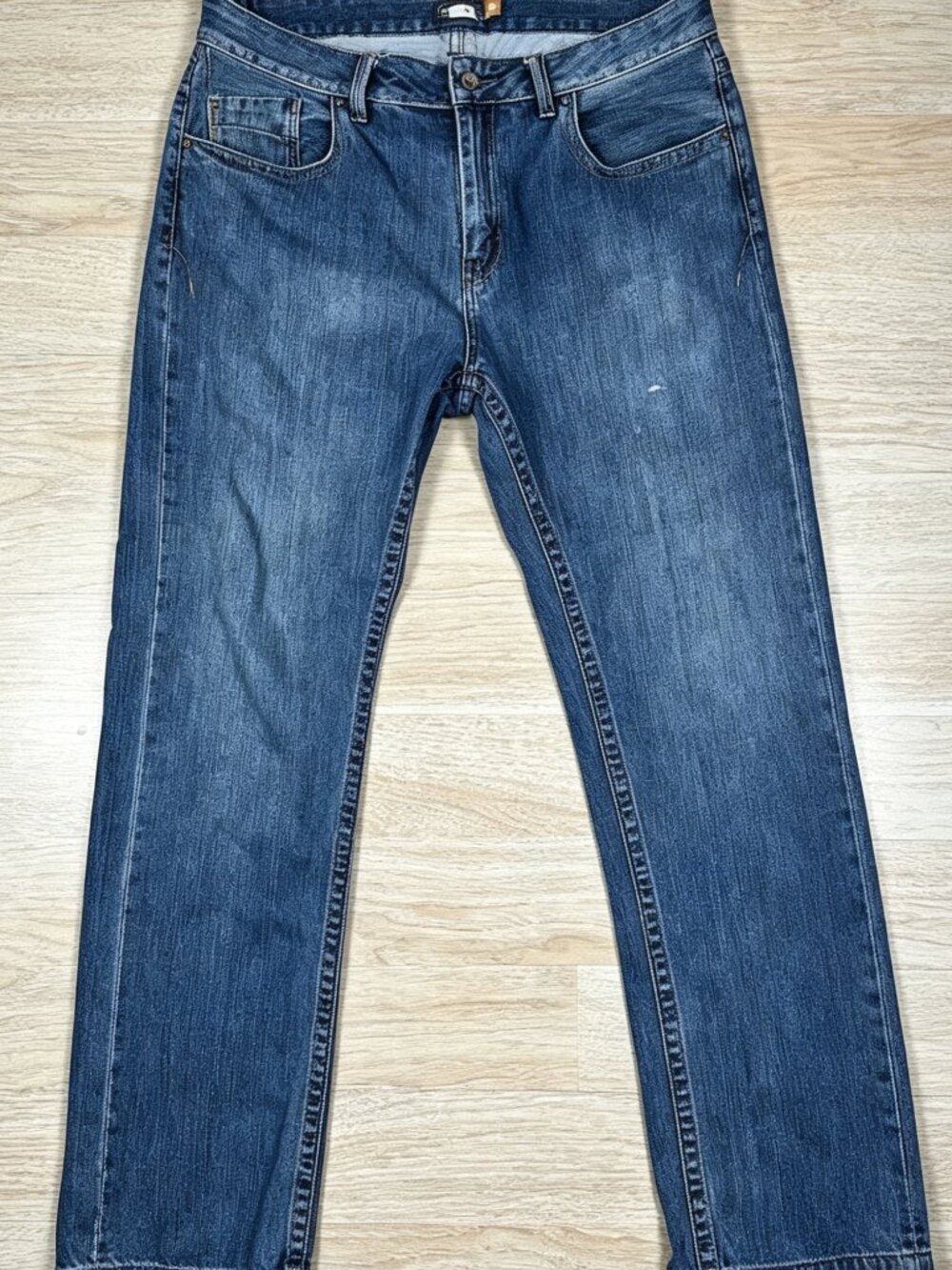 QUIKSILVER Blue Jeans Pants Mens 36x32 Straight Leg Denim Y2K